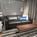 Estro Milano Montecarlo Loveseat Black 2