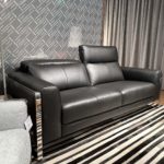 Estro Milano Montecarlo Loveseat Black 4