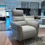 Estro Milano Norma Power Recliner Turtledove