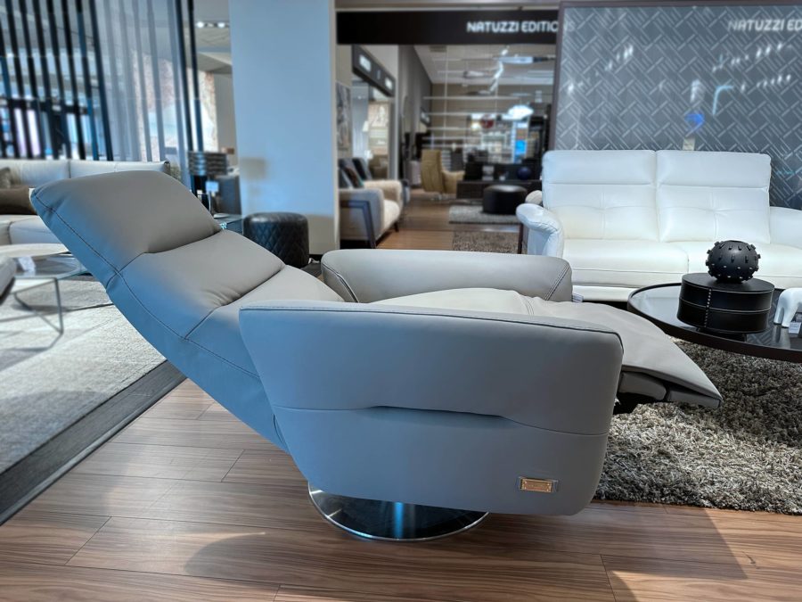 Estro Milano Norma Power Recliner Turtledove 4