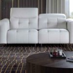 Estro Milano Palladio Loveseat White