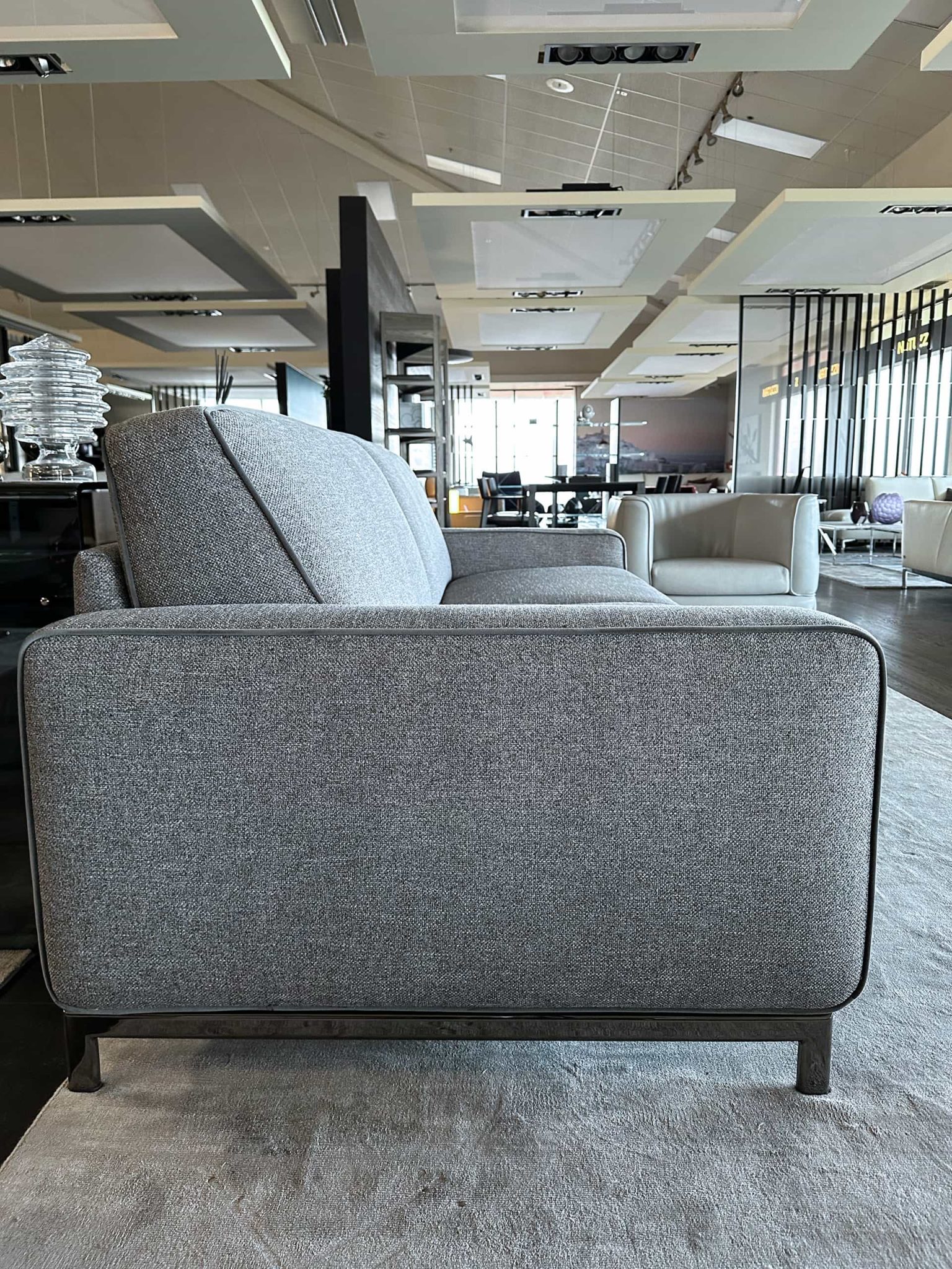 Natuzzi Italia Capriccio Sofa Bed Grey Furnitalia Contemporary