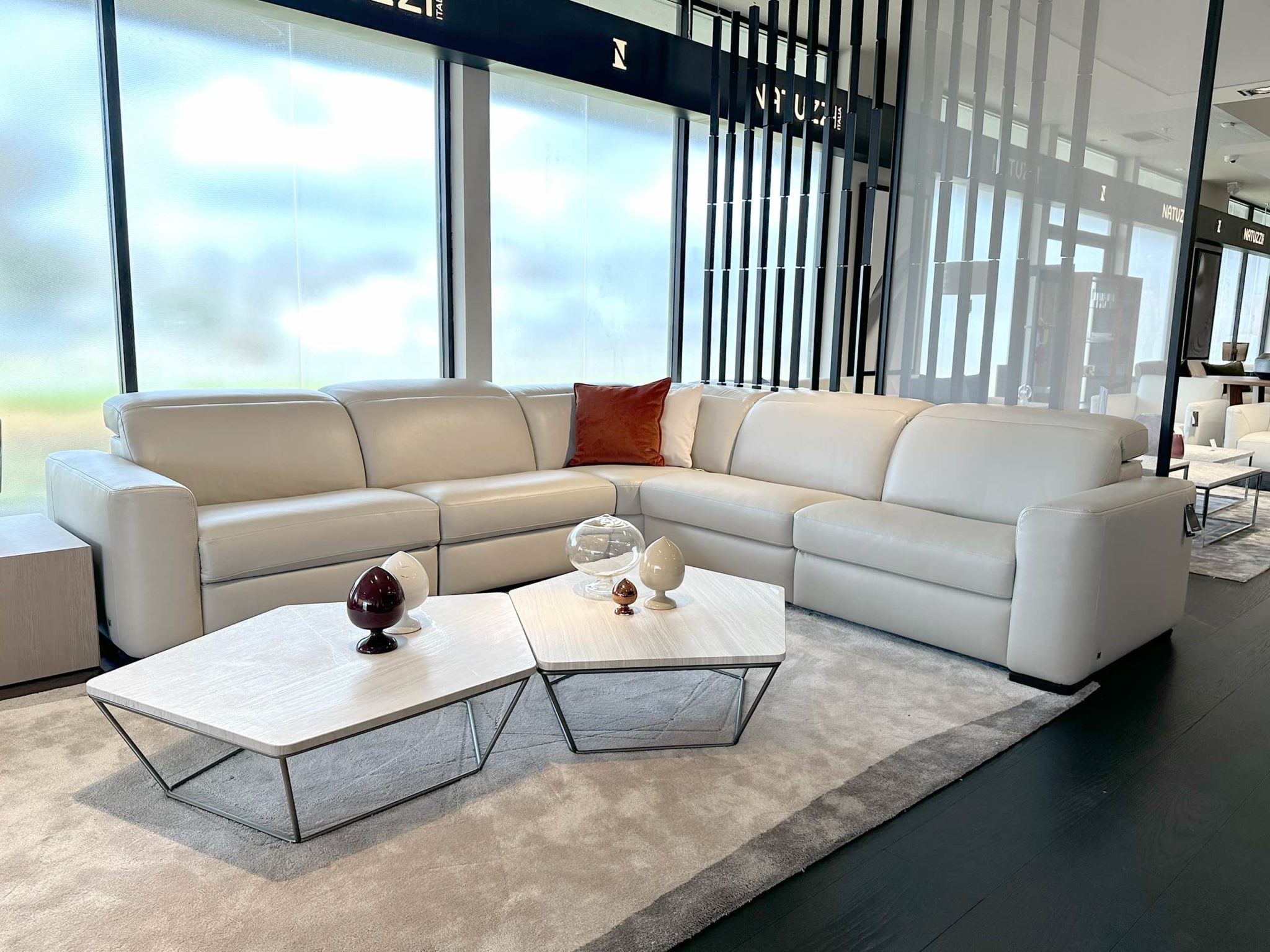 Natuzzi Italia Diesis 5pc Sectional Furnitalia Contemporary Italian Furniture Showroom