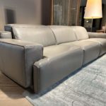 Natuzzi Italia Iago 3pc Power Sofa Grey 4