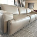 Natuzzi Italia Iago 3pc Power Sofa Light Grey 3