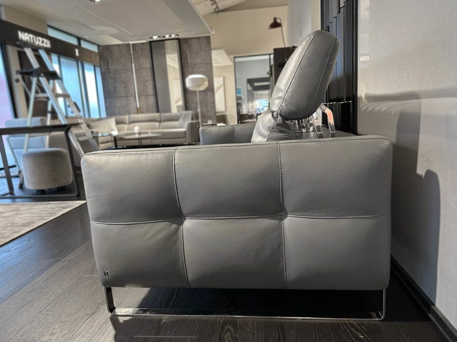 Natuzzi Italia Philo Sofa Dark Grey 4