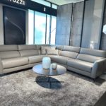 Natuzzi Italia Stan 5pc Sectional Grey