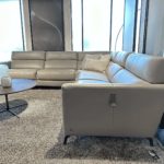 Natuzzi Italia Stan 5pc Sectional Grey 2