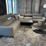 Natuzzi Italia Stan 5pc Sectional Grey 7