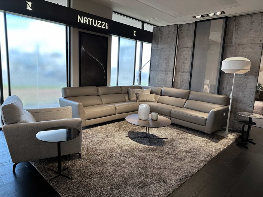 Natuzzi Italia Stan Power Armchair Grey 6