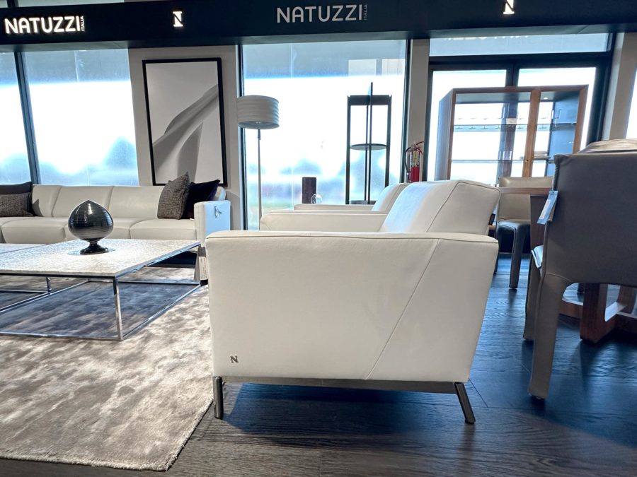 Natuzzi Italia Tratto 2811 Armchair White 4