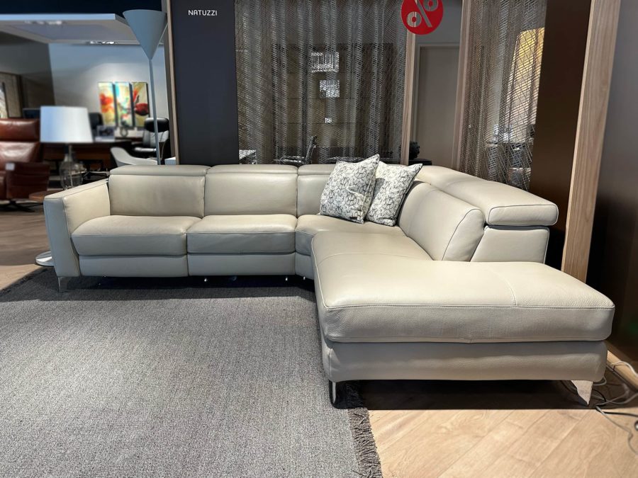 Natuzzi Italia Volo LAF Sectional Grey 2