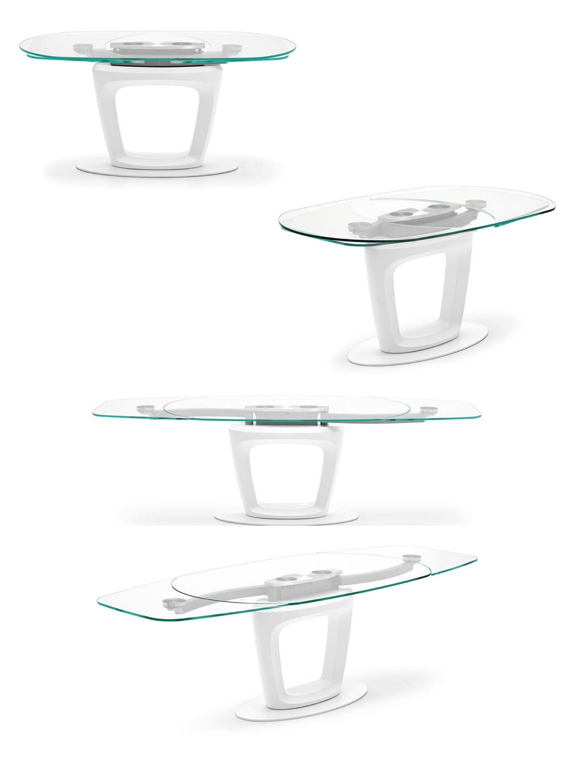 Calligaris Orbital Dining Table White Marble Furnitalia