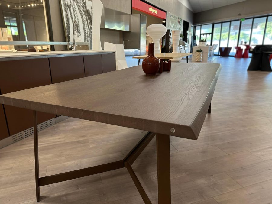 Calligaris Status CS4090 Dining Table Dark Oak