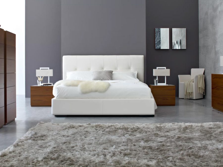 Calligaris Swami CS6021 King Bed White