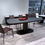 calligaris cameo ext table black marble