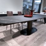 calligaris cameo ext table black marble