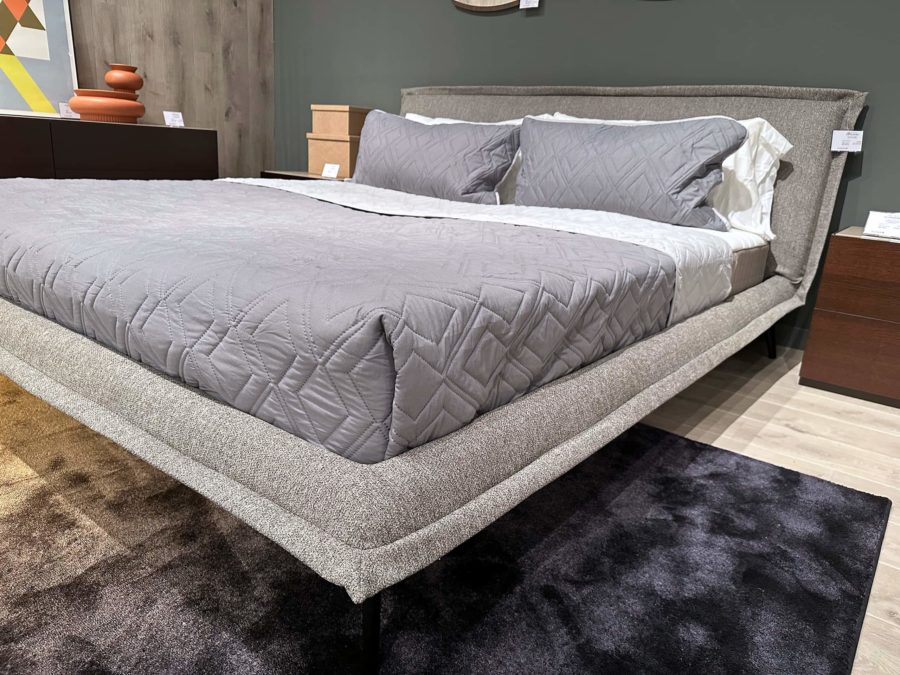 Calligaris Fluff King Bed Grey 3