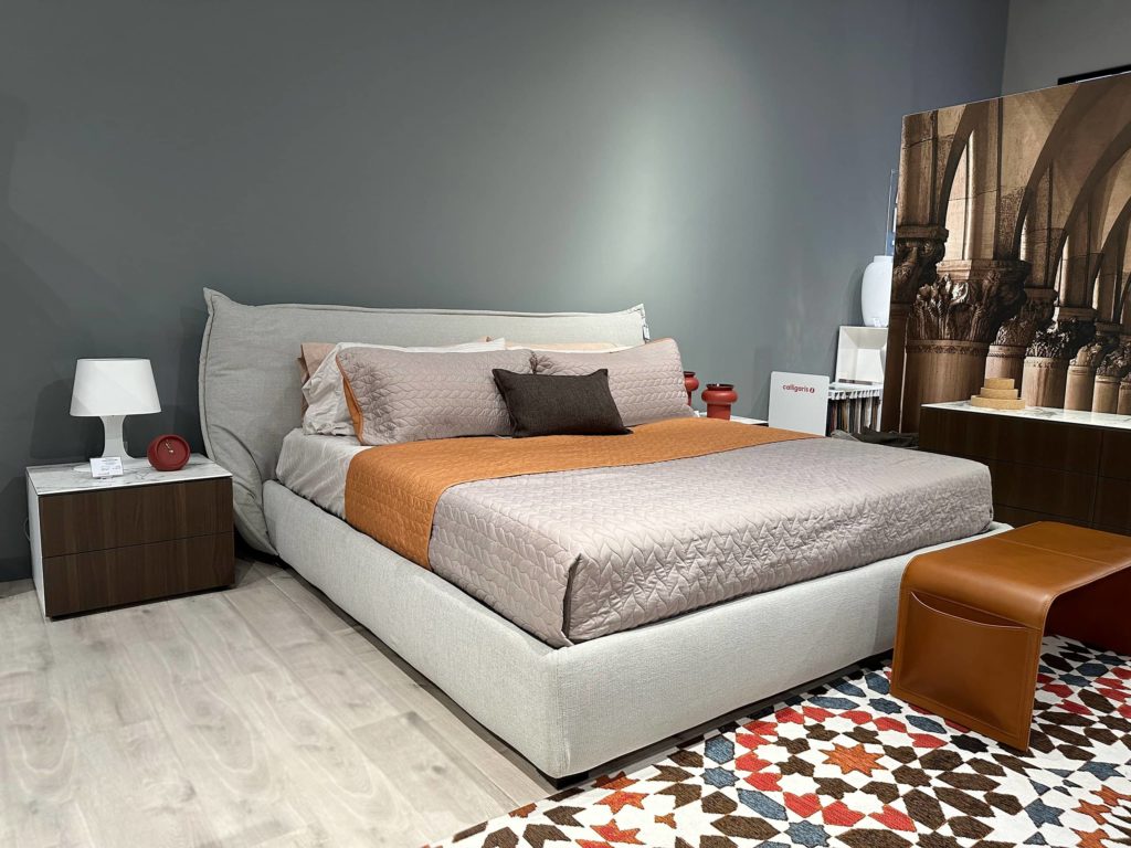 Calligaris Softly King Bed Furnitalia Contemporary Italian