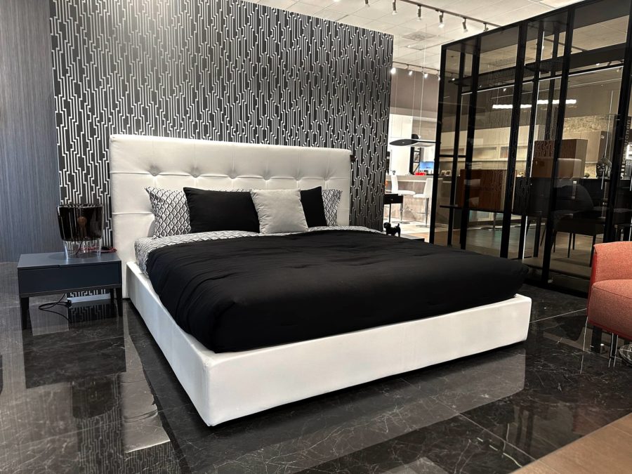 Calligaris Swami King Bed White