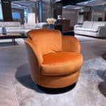 Incanto i743 Swivel Chair Rust