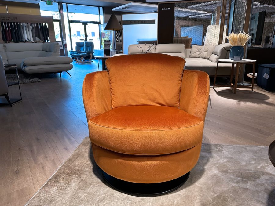 Incanto i743 Swivel Chair Rust 2