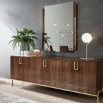 alf italia mid century buffet and mirror