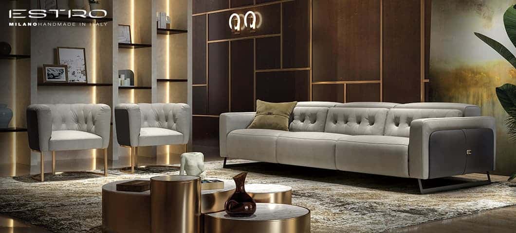 Estro Milano sofas and sectionals - featured collections slider