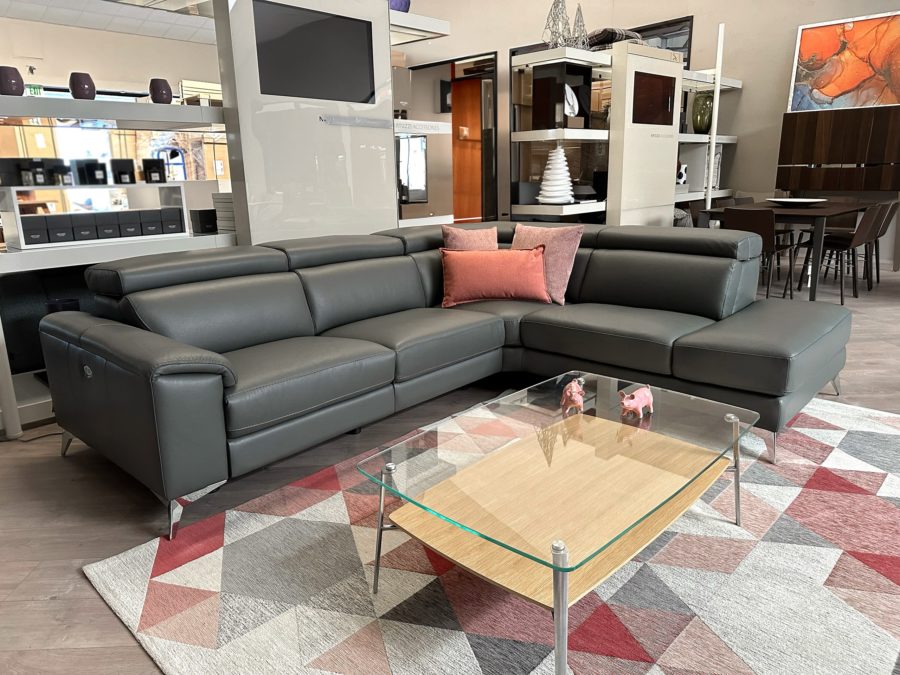 Estro Milano - IS595S sectional dark grey