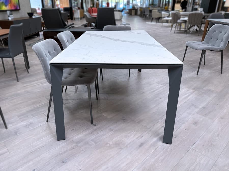 Bontempi - Mirage Extendable Table Grey SuperMarble 4