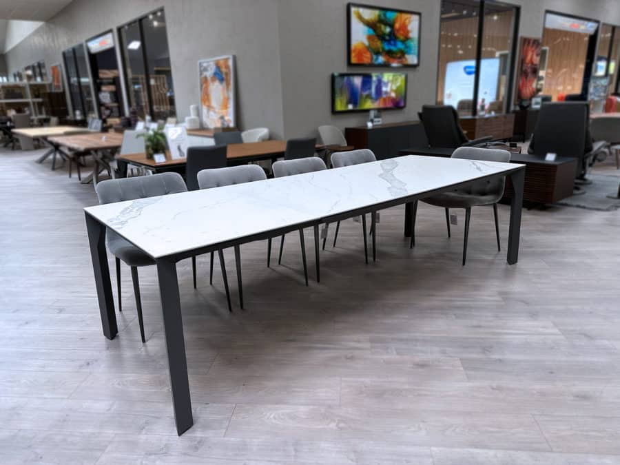 Bontempi - Mirage Extendable Table Grey SuperMarble 6