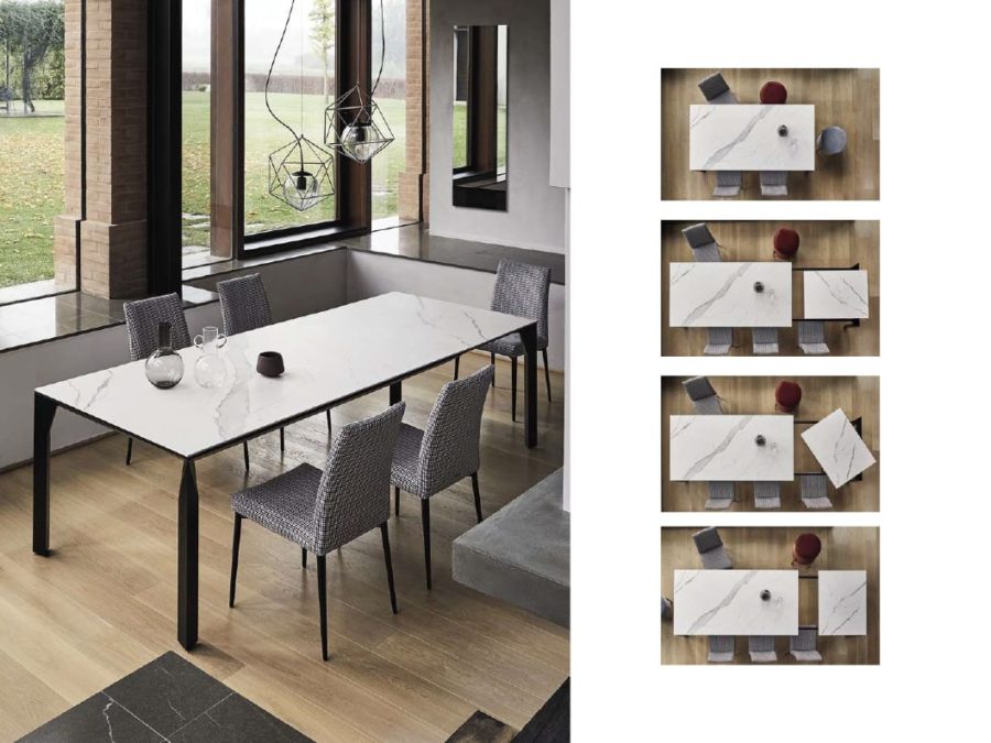 Bontempi - Mirage Extendable Table Walnut