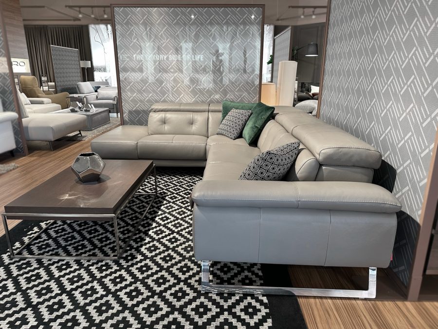 Estro Milano - Arizona L Sectional Grey 3