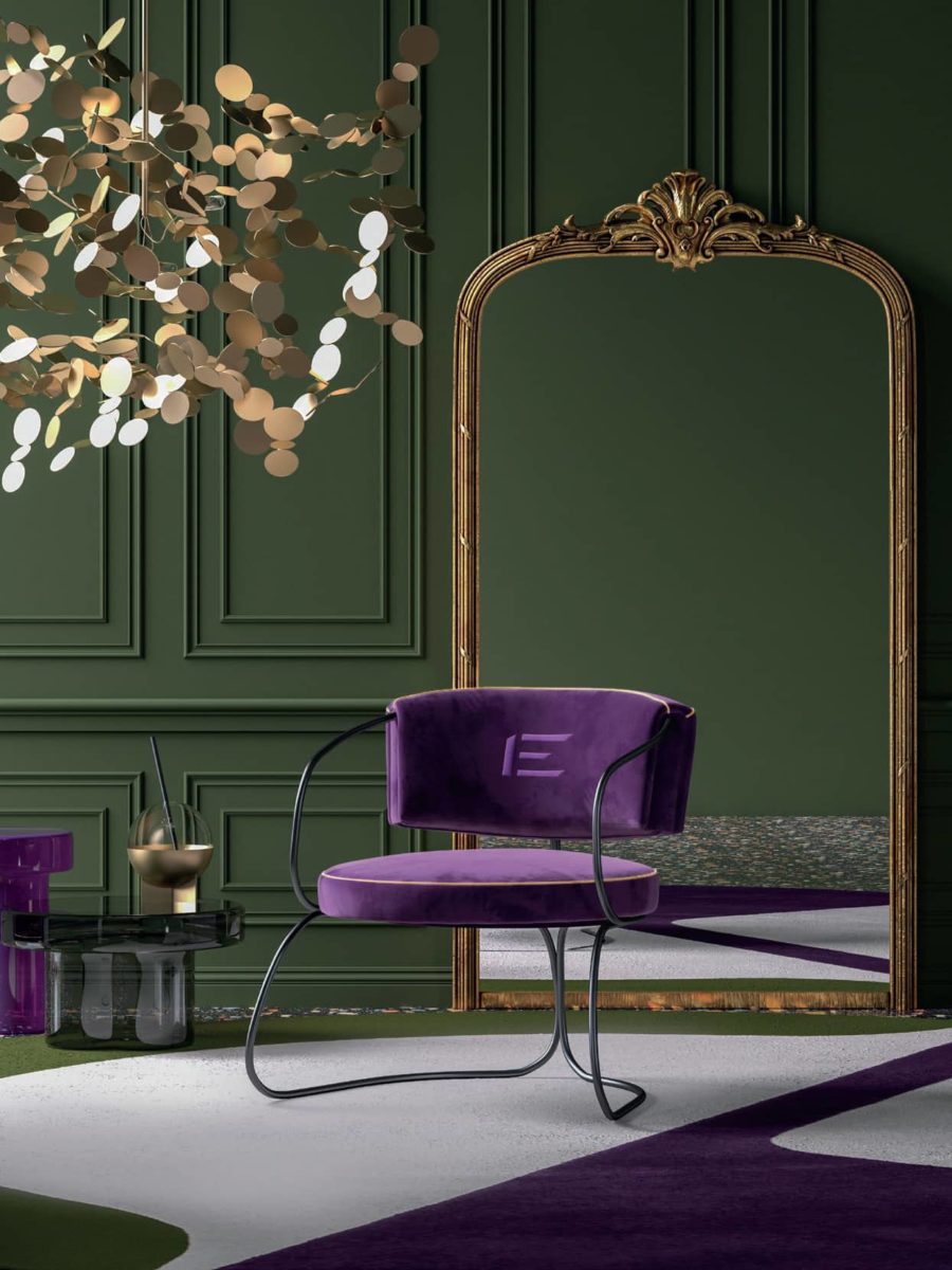 Estro Milano - IS338 Circle Armchair Ultraviolet 4