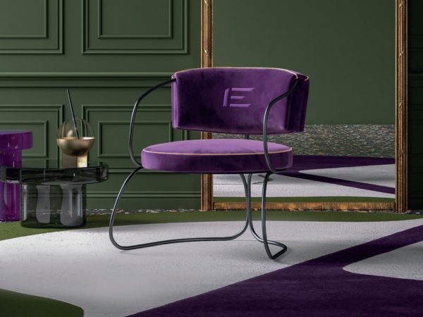 Estro Milano - IS338 Circle Armchair Ultraviolet 5