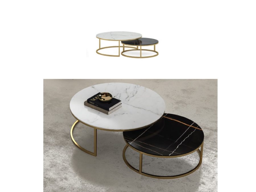 Estro Milano - Raya and Mirna Coffee Tables Marble 3