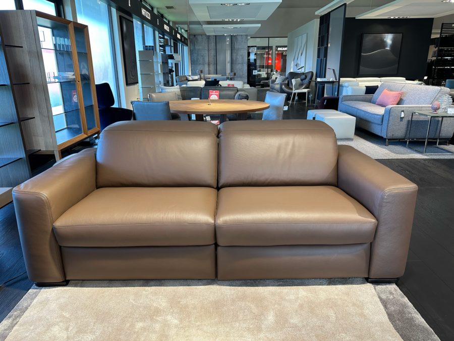 Natuzzi Italia Diesis Power Sofa LeMans Cacao 2