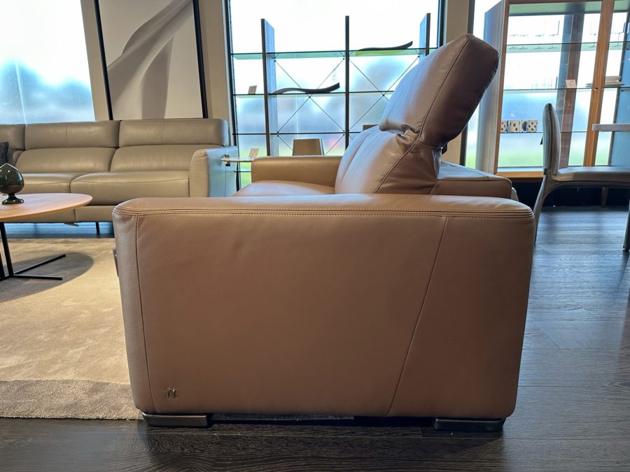 Natuzzi Italia Diesis Power Sofa LeMans Cacao 3