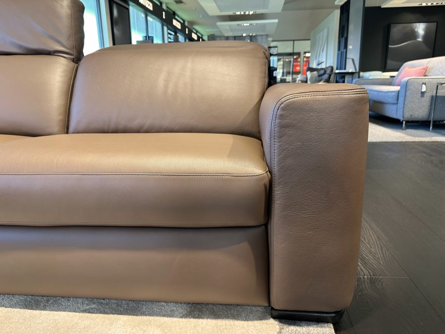 Natuzzi Italia Diesis Power Sofa LeMans Cacao 5