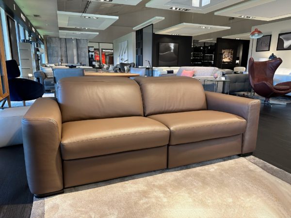 Natuzzi Italia Diesis Power Sofa LeMans Cacao