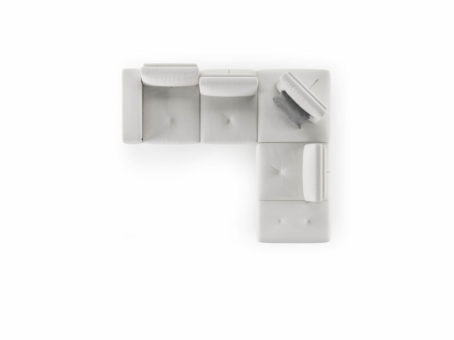 Estro Milano Spazio IS306 R Sectional White 4