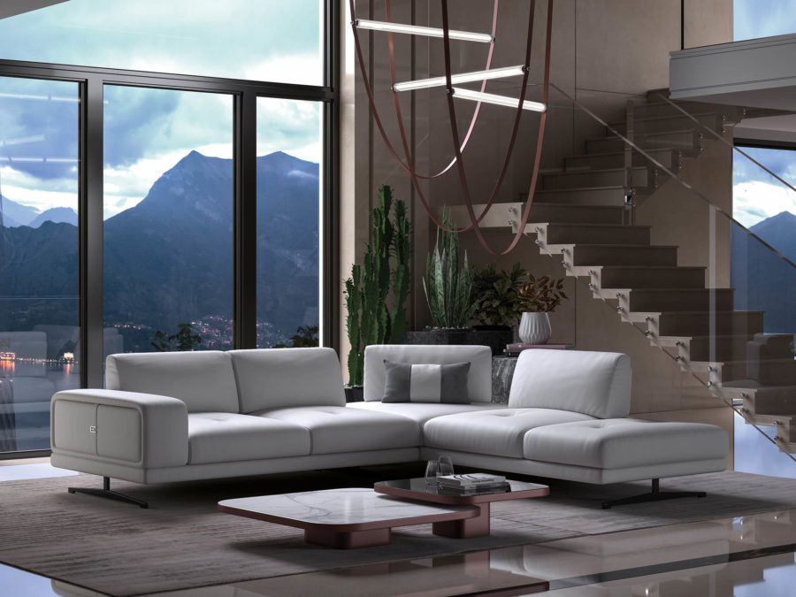 Estro Milano Spazio IS306 R Sectional White