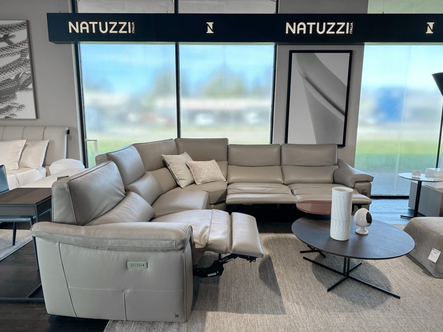 Natuzzi Italia - Rock Sectional Light Grey 4