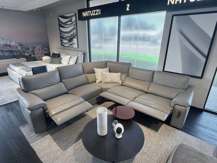 Natuzzi Italia - Rock Sectional Light Grey 5