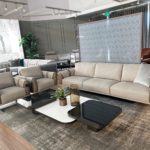 Estro Milano Cartesio Long Sofa Stone