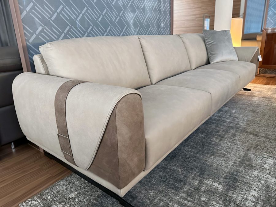 Estro Milano Cartesio Long Sofa Stone 3