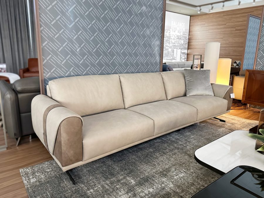 Estro Milano Cartesio Long Sofa Stone 4