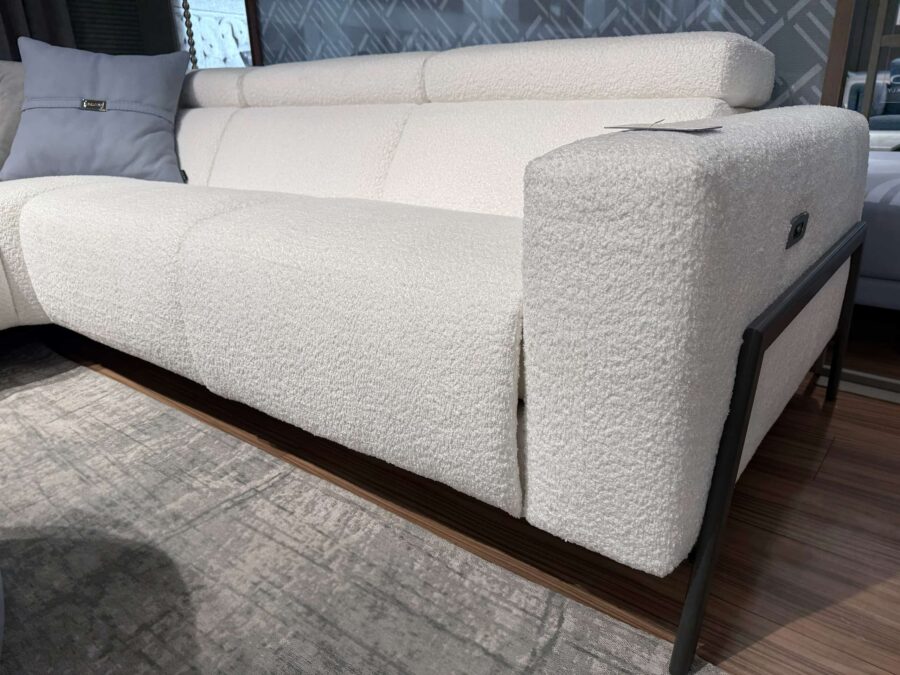 Estro Milano Claire Sectional White