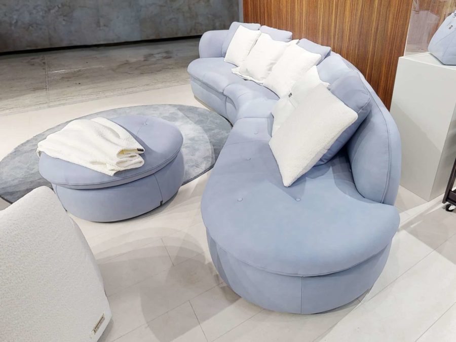 Estro Milano Vela Sectional Light Blue 2