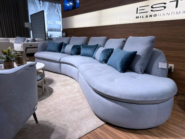 Estro Milano Vela Sectional Light Blue